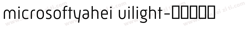microsoftyahei uilight字体转换
